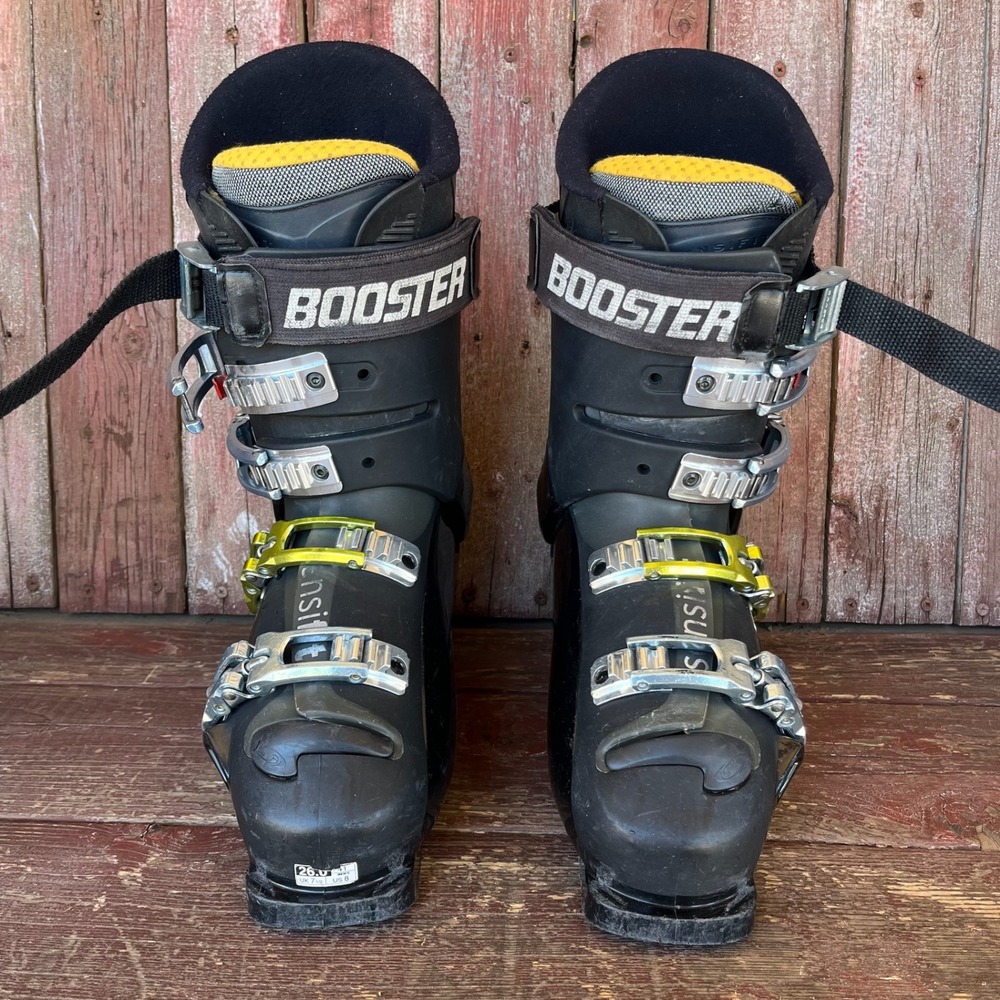 Salomon X Wave Ski Boots Mens Size 8 26.0 Mondo Black Yellow Resortwear Winter